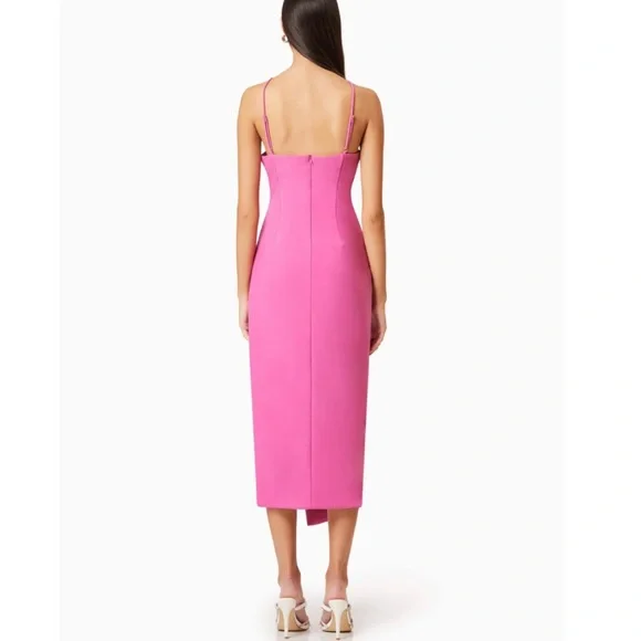 NWT 🩷 ELLIATT Janelle 3D Midi Dress - Picture 5 of 13